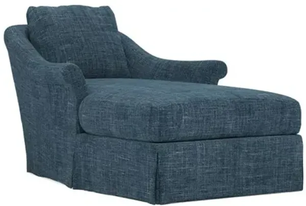 Amelie Indigo Chaise