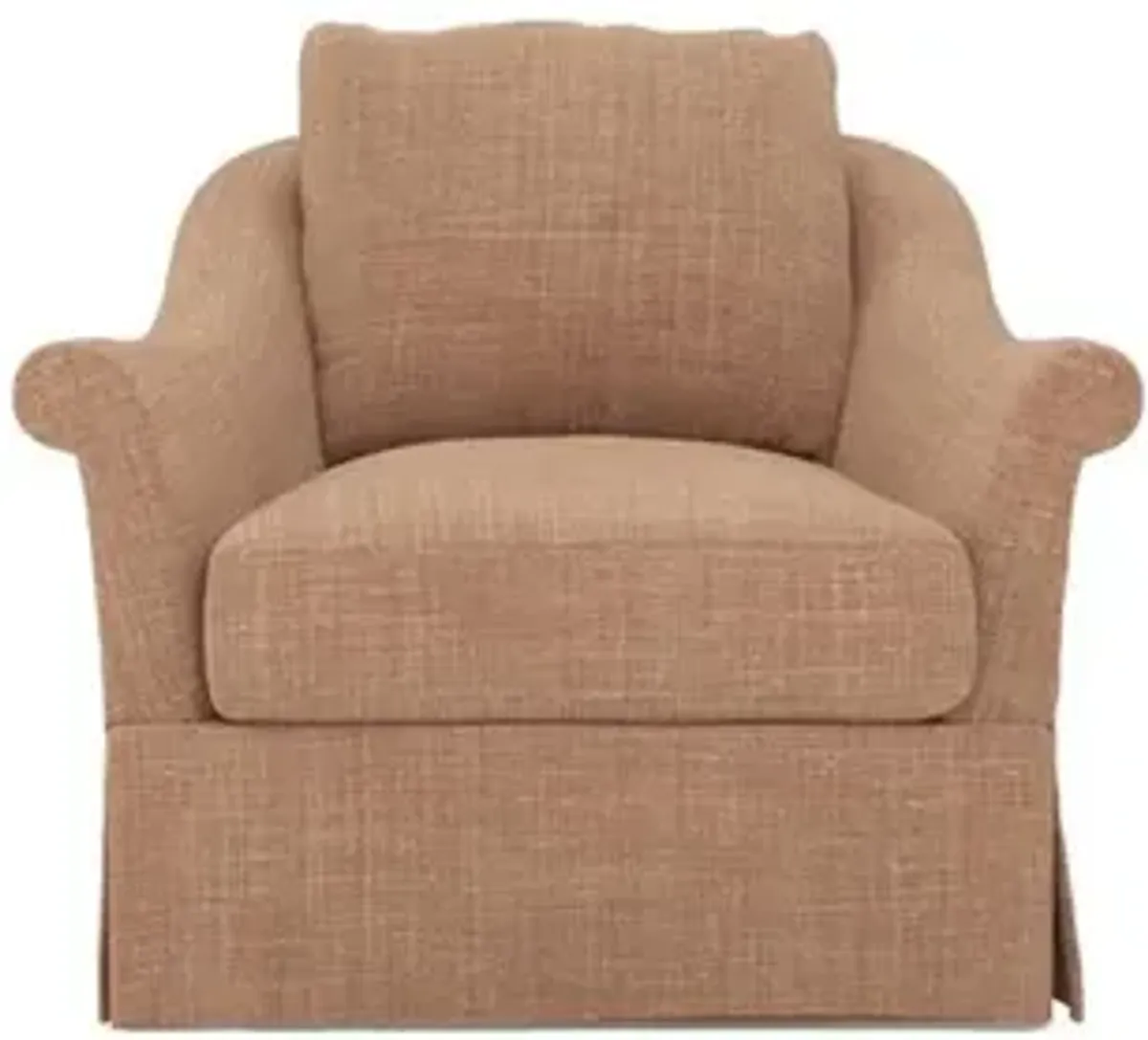 Amelie Apricot Performance Swivel Chair