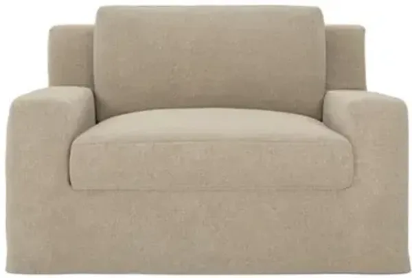 Henri Stone Chair and a Half