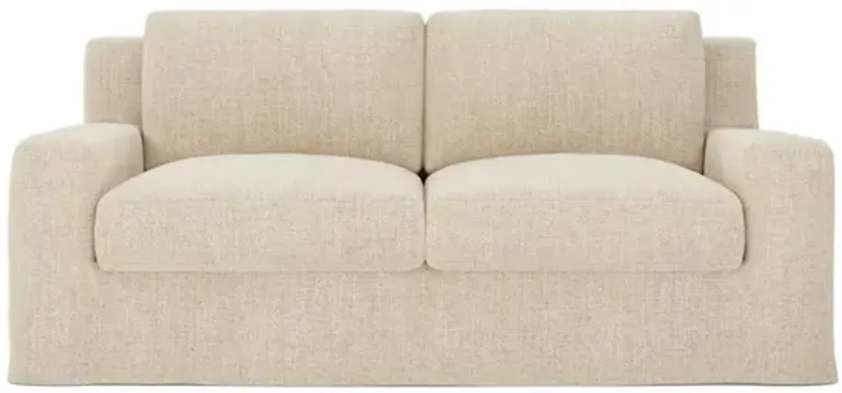 Henri Warm Oatmeal Loveseat - 72"