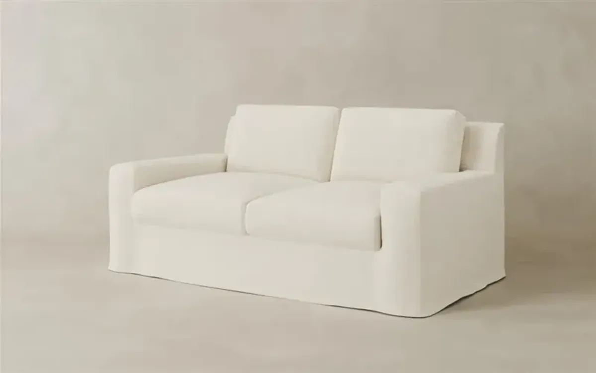 Henri Toasted Silver Loveseat - 72"