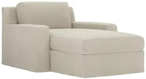 Henri Stonewashed Oatmeal Chaise