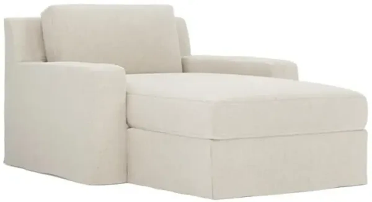 Henri Toasted Oatmeal Chaise