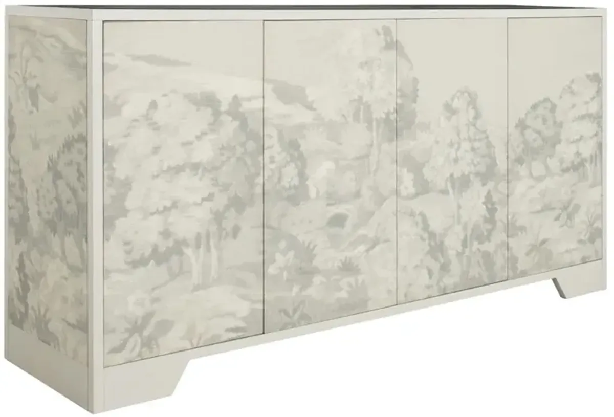 Daliyah Modern Classic Cream Tapestry Sideboard