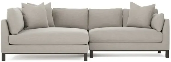 Adelle Dove Performance Bumper Sectional - Left Bumper - 116"