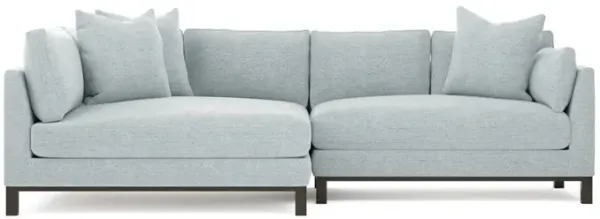 Adelle Mist Performance Bumper Sectional - Left Bumper - 116"