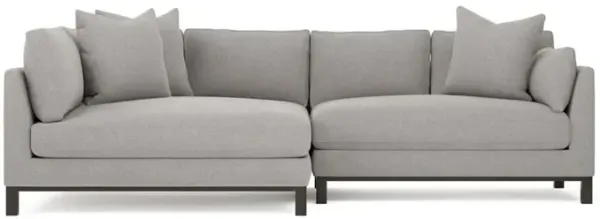 Adelle Pebble Performance Bumper Sectional - Left Bumper - 116"