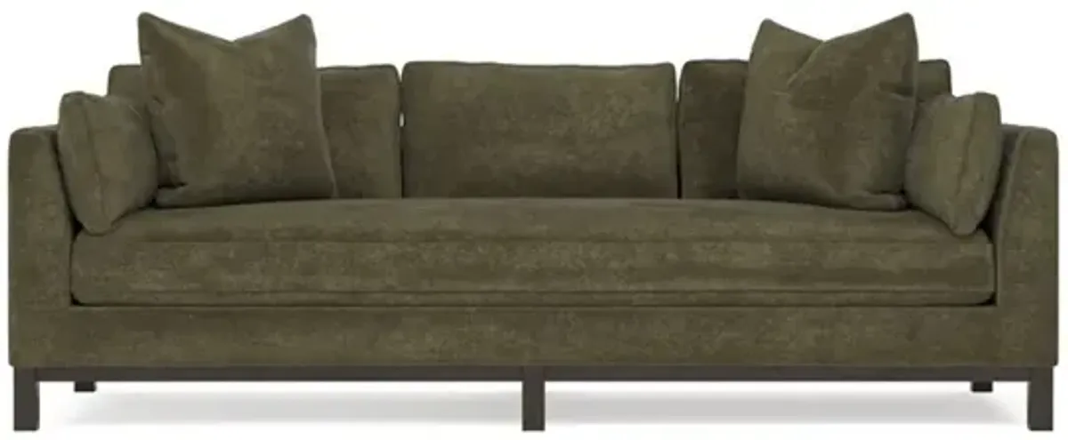 Adelle Tuscan Olive Sofa - 99"