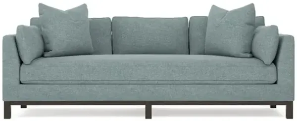 Adelle Heathered Teal Sofa - 99"