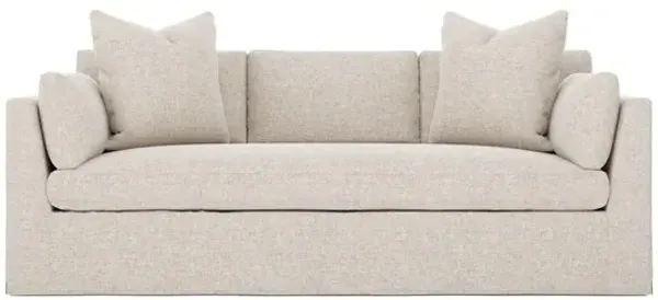 Adelle Straw Performance Slipcovered Sofa - 90"