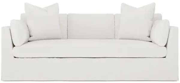 Adelle Snow Performance Slipcovered Sofa - 90"