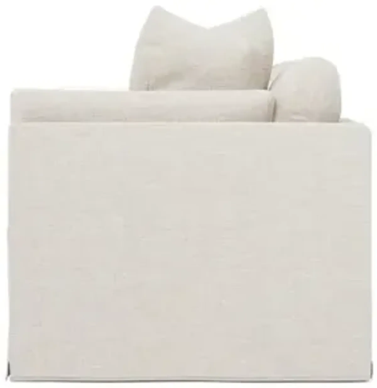 Adelle Sea Salt Performance Slipcovered Sofa - 99"