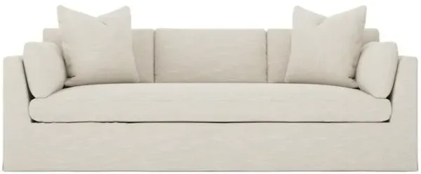 Adelle Sand Dollar Performance Slipcovered Sofa - 99"