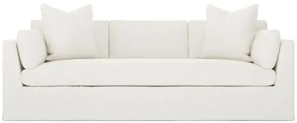 Adelle Canvas Performance Slipcovered Sofa - 99"
