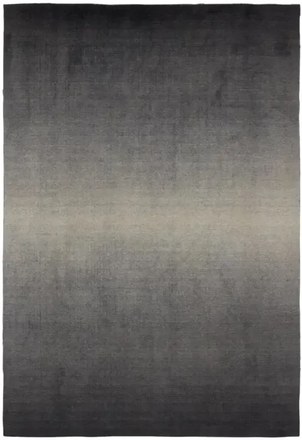 Gabriely Odion Modern Charcoal Ombre Wool Solid Rug - 8'x10'