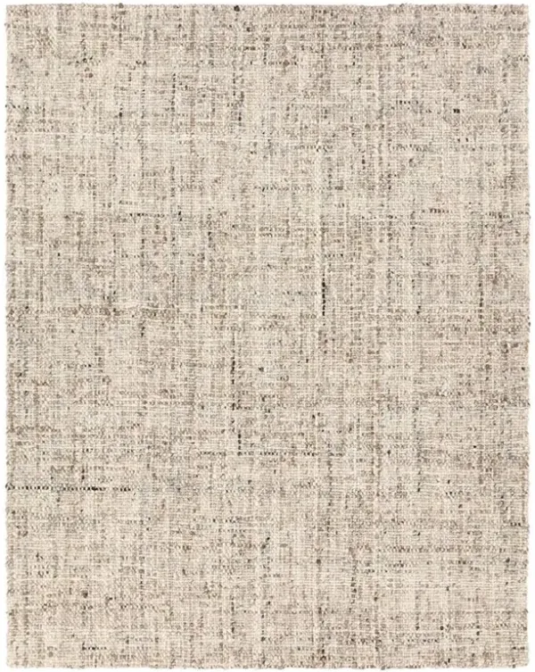 Yaretzi Mid Century Cream Wool Textured Solid Rug - 10'x14'