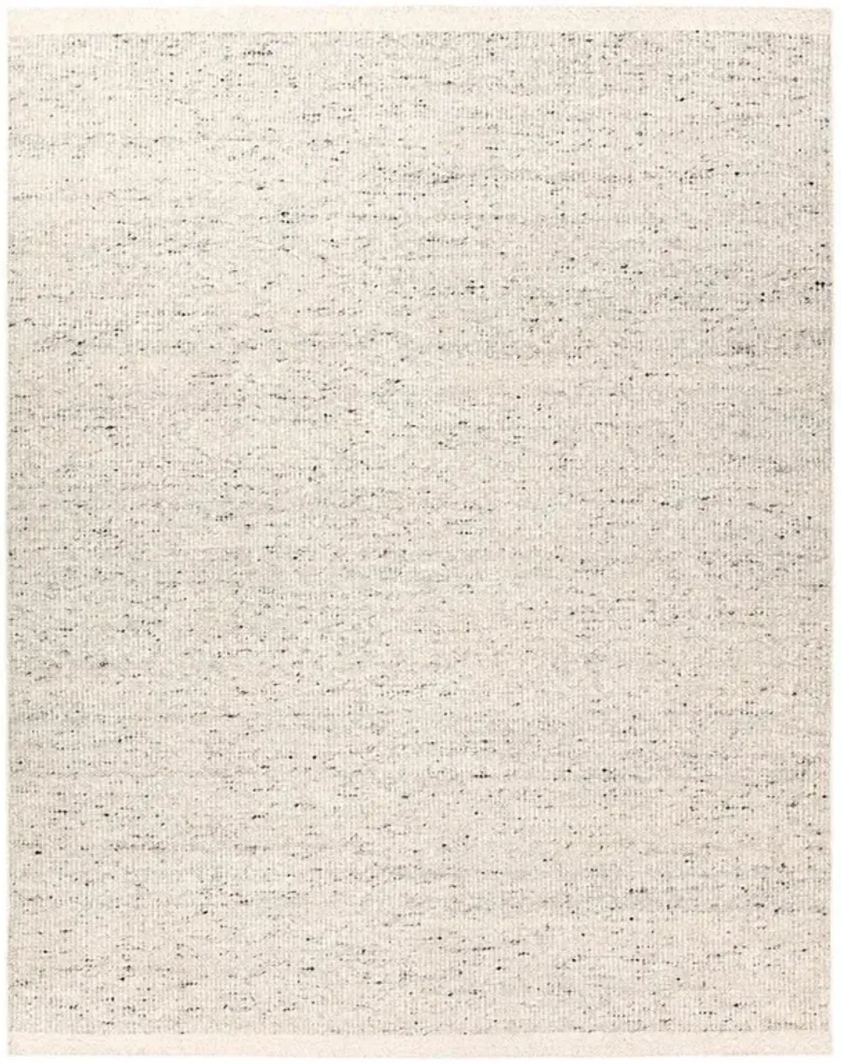 Ria Amagla Modern Cream Wool Solid Rug - 8'x10'