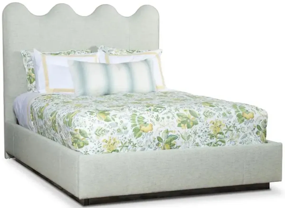 Highland House Margot Modern Classic Light Green Bed - King