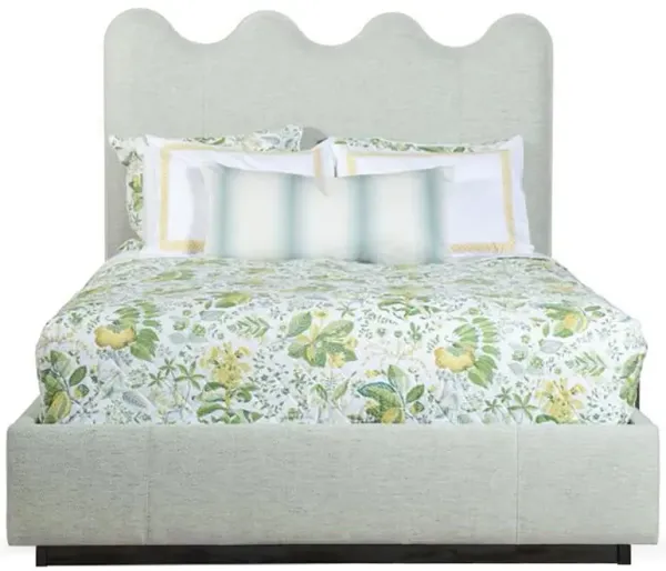 Highland House Margot Modern Classic Light Green Bed - King