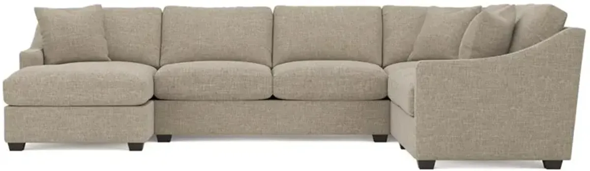 Avery Sand U-Chaise Sectional - Left Chaise - 145"