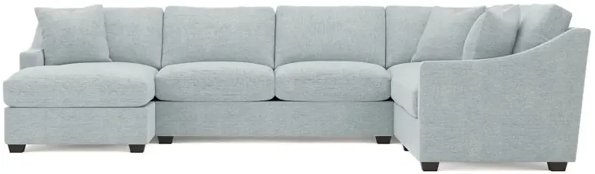 Avery Mist Performance U-Chaise Sectional - Left Chaise - 145"