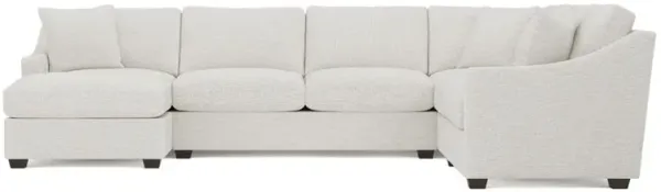 Avery Ecru Performance U-Chaise Sectional - Left Chaise - 145"