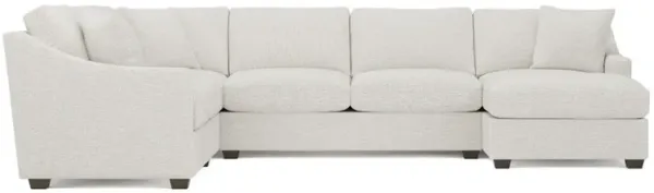 Avery Ecru Performance U-Chaise Sectional - Right Chaise - 145"