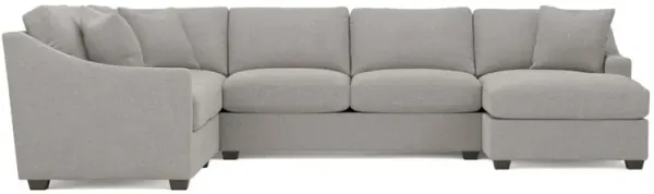 Avery Pebble Performance U-Chaise Sectional - Right Chaise - 145"
