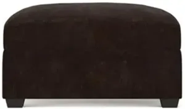 Avery Dark Chocolate Ottoman
