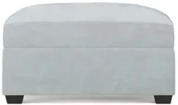 Avery Pale Blue Ottoman