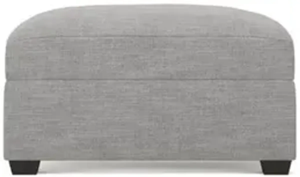 Avery Nickel Performance Ottoman