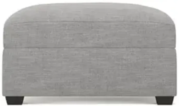 Avery Nickel Performance Ottoman