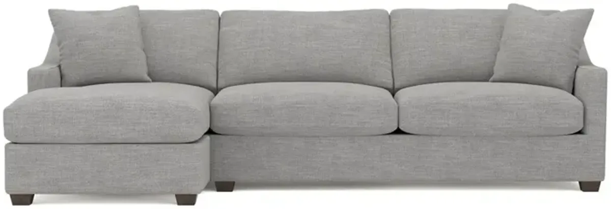 Avery Nickel Performance Chaise Sectional - Left Chaise - 110"