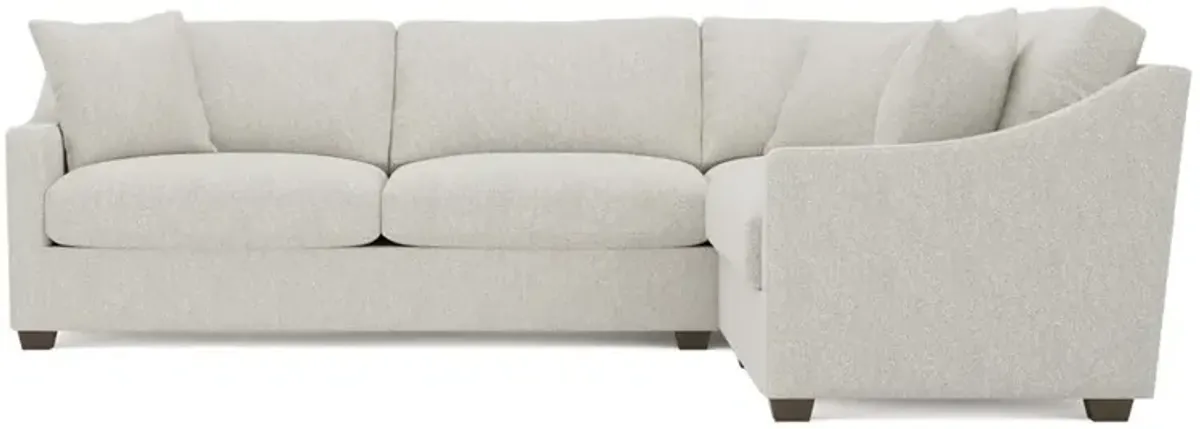 Avery Porcelain Performance Corner Sectional - Left End - 111"