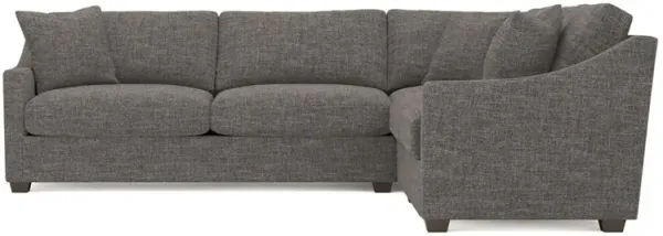 Avery Truffle Performance Corner Sectional - Left End - 111"