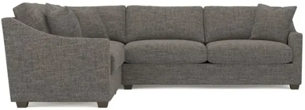 Avery Truffle Performance Corner Sectional - Right End - 111"