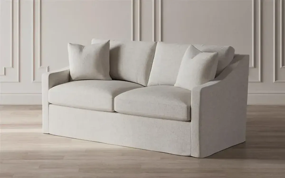 Avery Truffle Performance Slipcovered Sofa - 82"