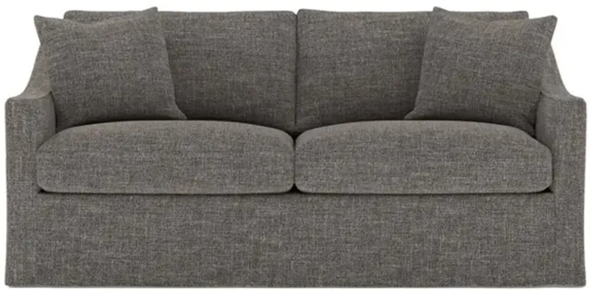 Avery Truffle Performance Slipcovered Sofa - 82"