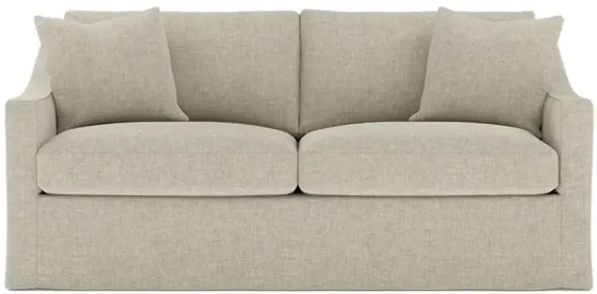 Avery Baby Fawn Performance Slipcovered Sofa - 82"