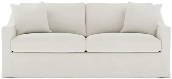 Avery Pearl Slipcovered Sofa - 88"