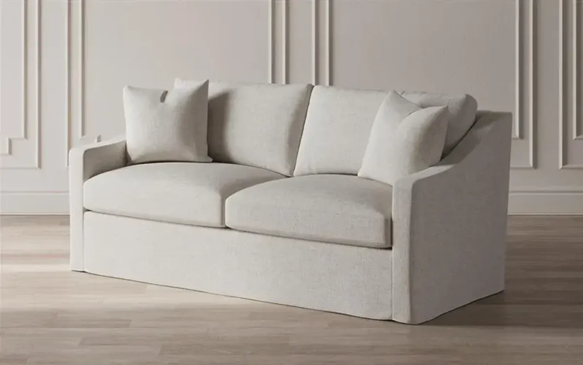 Avery Nickel Performance Slipcovered Sofa - 88"