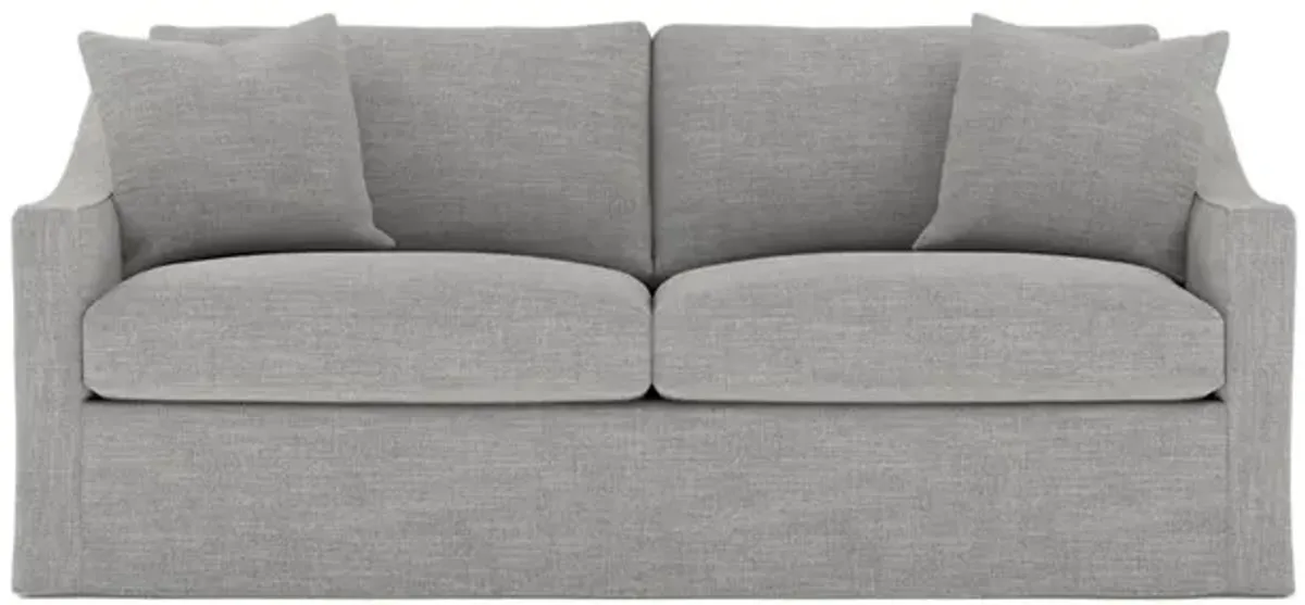 Avery Nickel Performance Slipcovered Sofa - 88"