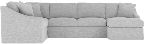 Avery Frost Performance Slipcovered U-Chaise Sectional - Right Chaise - 145"