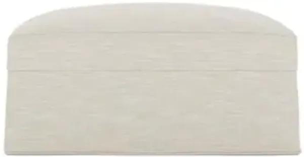 Avery Sand Dollar Performance Slipcovered Ottoman