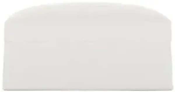 Avery Canvas Performance Slipcovered Ottoman