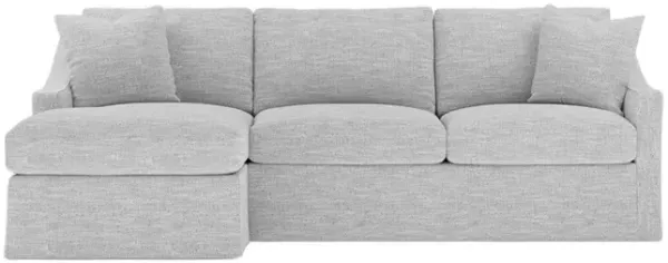Avery Frost Performance Slipcovered Chaise Sectional - Left Chaise - 110"