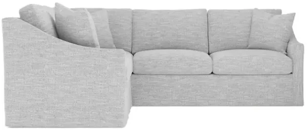 Avery Frost Performance Slipcovered Corner Sectional - Right End - 111"