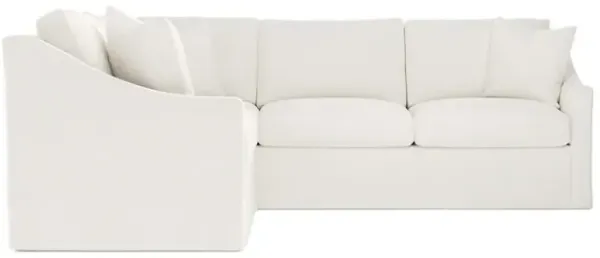 Avery Canvas Performance Slipcovered Corner Sectional - Right End - 111"