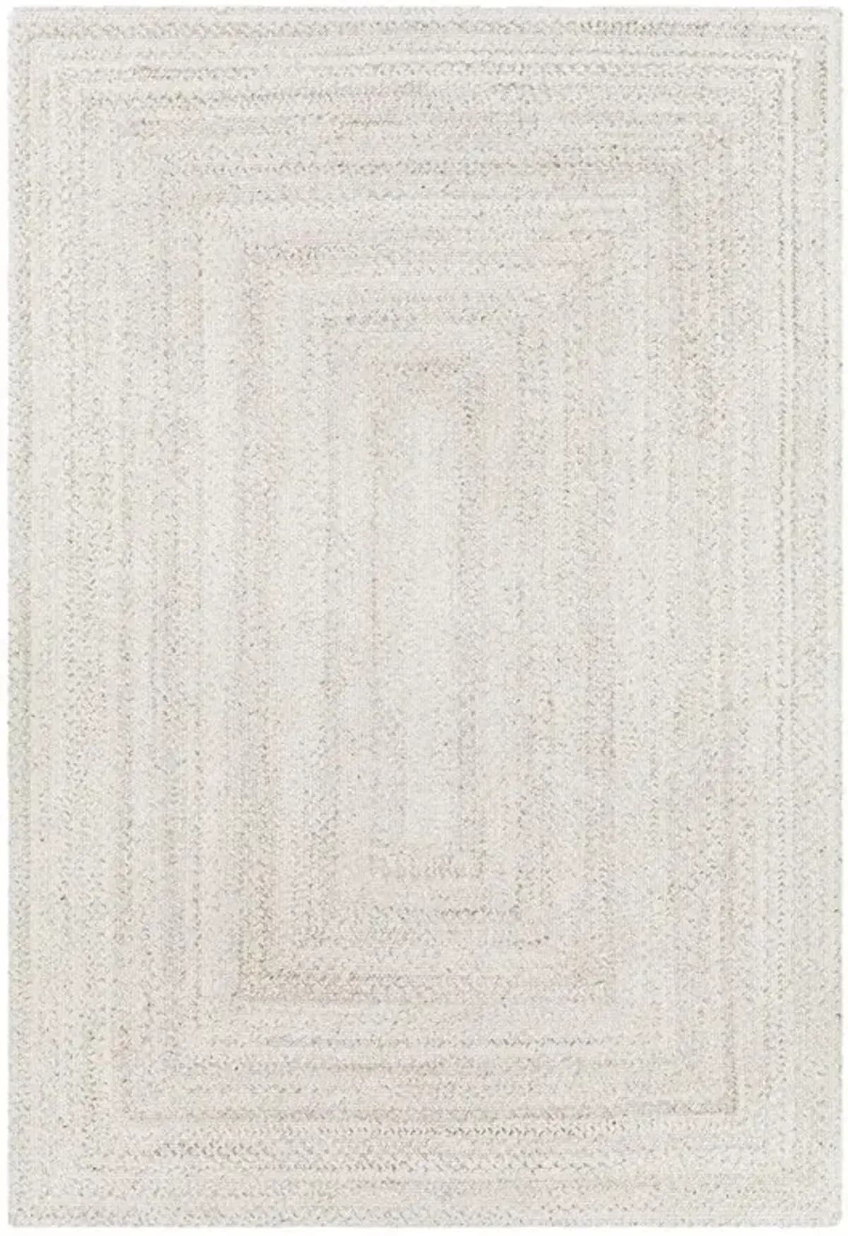 Ali Modern Classic Light Grey Textured Solid Rug - Sample