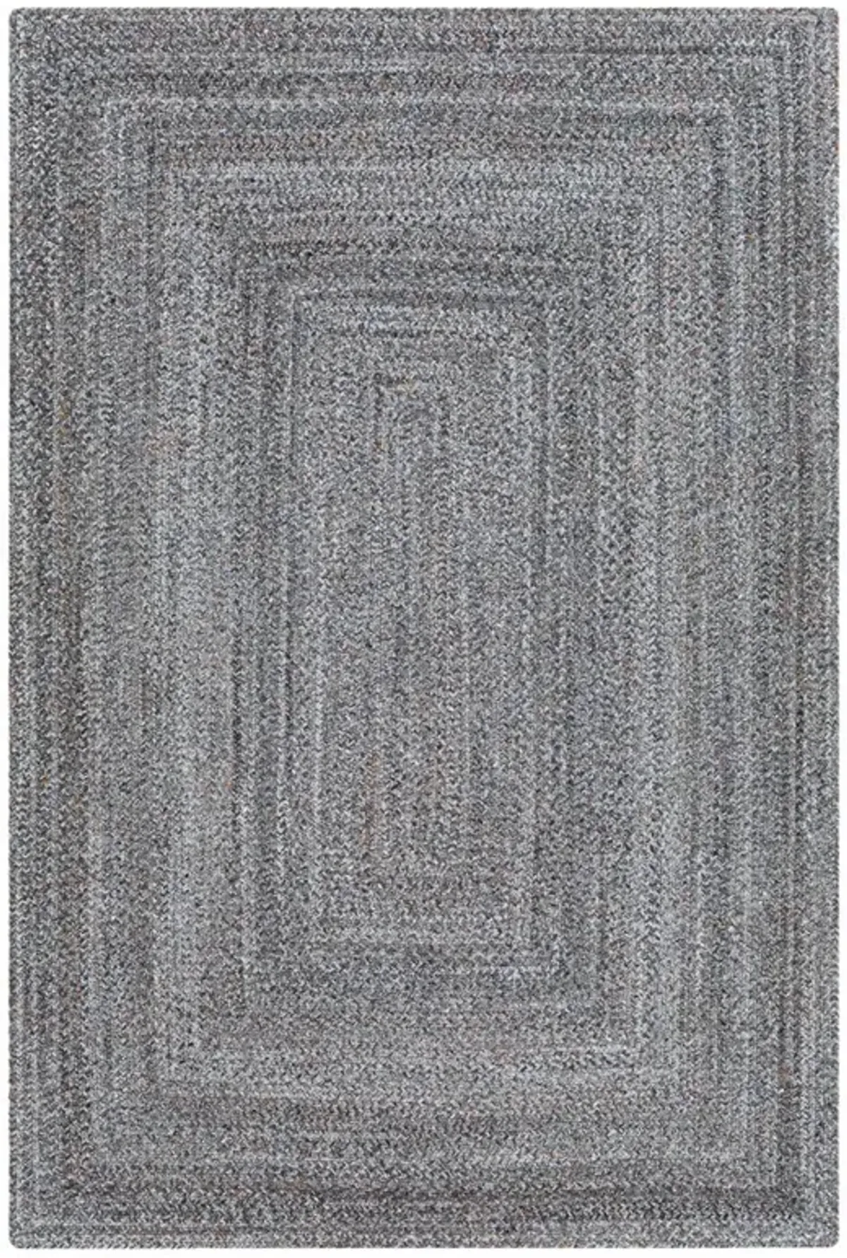 Ali Modern Classic Dark Grey Textured Solid Rug - Sample